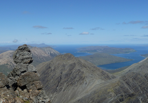 Looking From Bla Bheinn towards Raasay