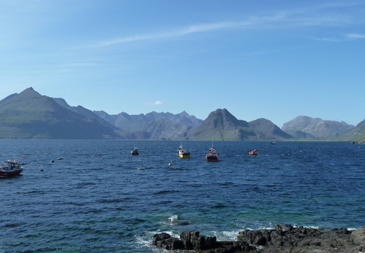 View From Elgol Towards Gars Bleinn at start of ridge. Lump in Middle Is Sgurr Na Stri