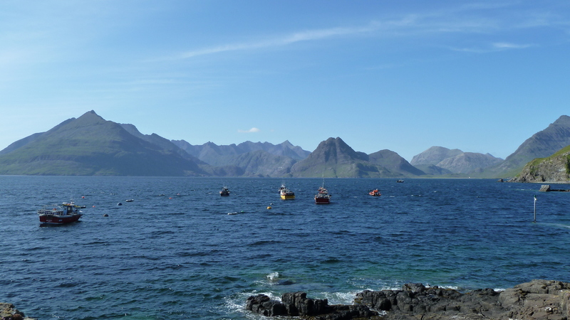 View From Elgol Towards Gars Bleinn at start of ridge. Lump in Middle Is Sgurr Na Stri