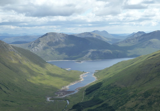 View over to Loch Quoich