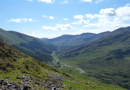 Day 4: 5 Sisters - View Up Glen Shiel