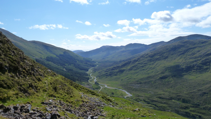 Day 4: 5 Sisters - View Up Glen Shiel