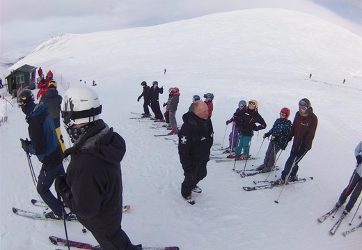 Top queue management from this guy at Glas Maol Poma!