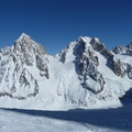 View over Glacier d' Argentiere