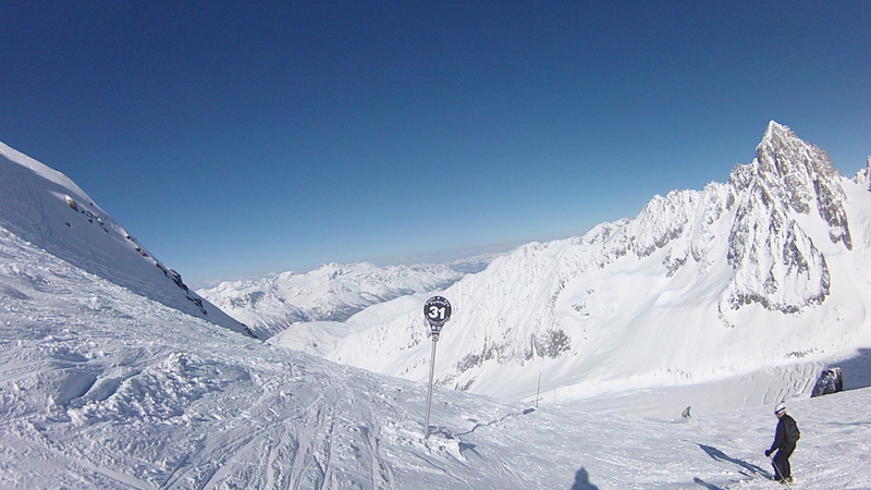 From top of les Grands Montets