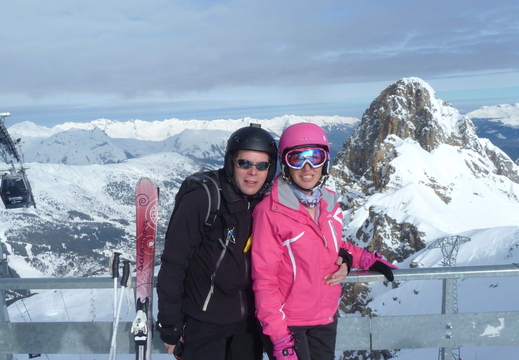 Me and Loops, top of Saulire