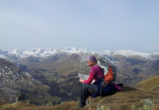 Lucy, Place Fell Summit