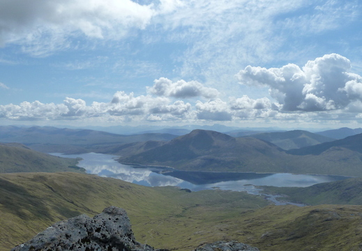 Gairich reflected in Loch Quoich