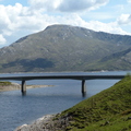 Bridge over Loch Quoich 'tounge' towards Gairich