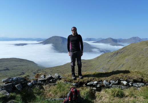 Muggins, Slopes of Gleouraich, Gairich behind