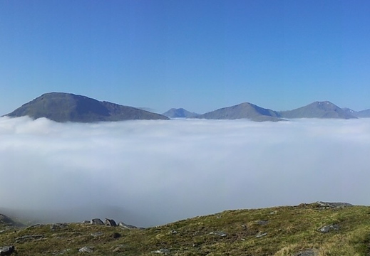 Panorama: Gairich, Sgurr Mor, Sgurr Beag, Sgurr na Ciche