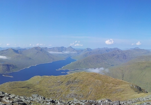Panorama: Loch Quoich, Sgurr na Ciche