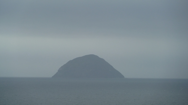 Ailsa Craig on the way home
