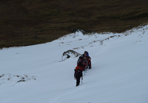 Lower slopes before the bealach