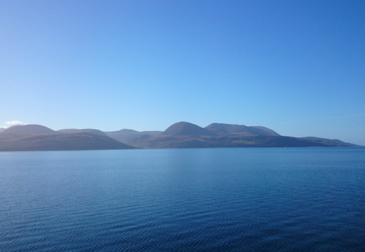 Approaching Arran From Claonaig