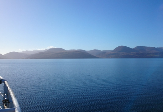 Approaching Arran From Claonaig