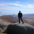 Muggins, Holy Isle in the distance