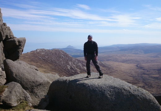 Muggins, Holy Isle in the distance
