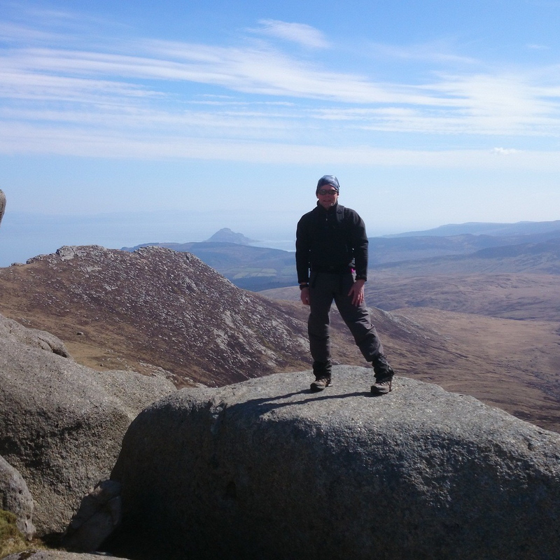 Muggins, Holy Isle in the distance