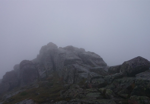 Summit, manky weather