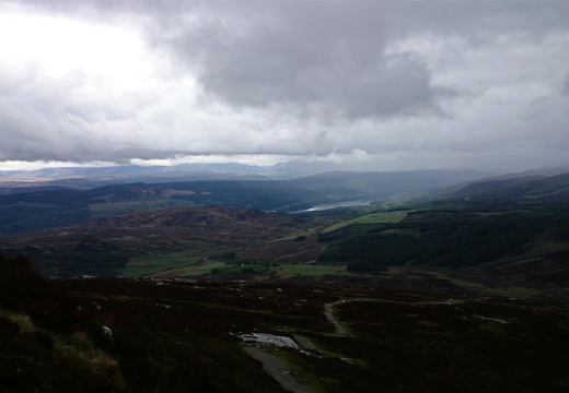 Views on way down