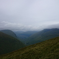 Looking down Gleann Ach’ innis Chailein