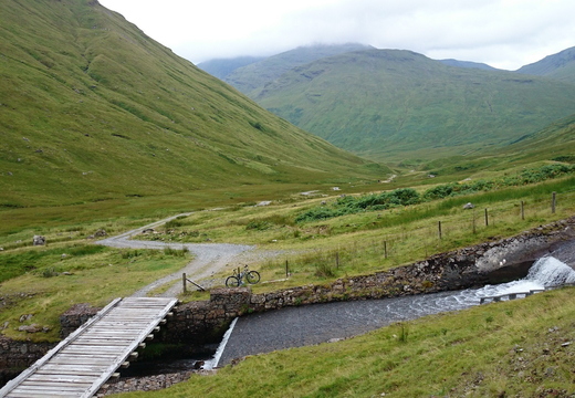 Left the bike to do Beinn Mhanach
