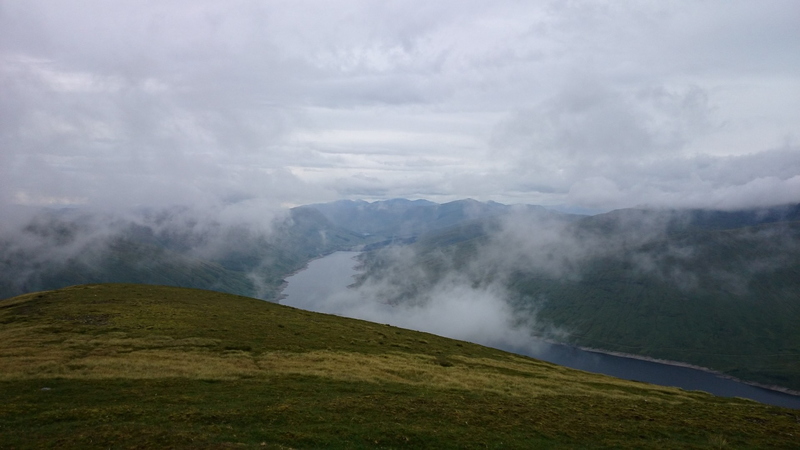 Views from summit of Beinn Mhanach