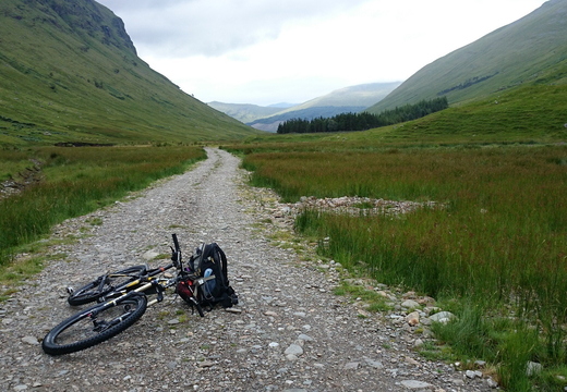 Riding up the Glen