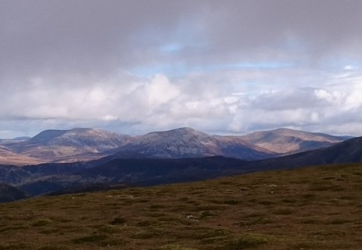 Views towards beinn Lutharn Mor