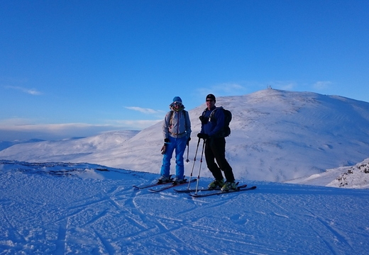 Laura and Jim, Cairnwell behind 