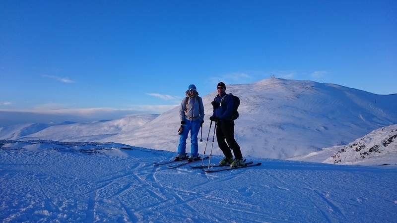 Laura and Jim, Cairnwell behind 
