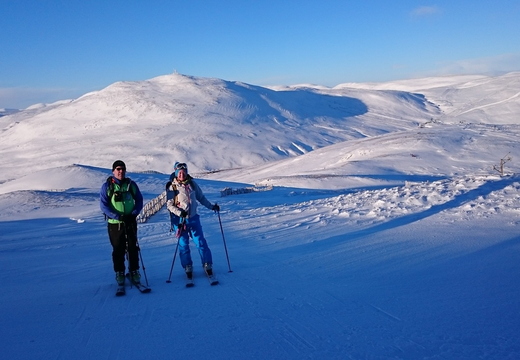 Heading up Meall Odhar