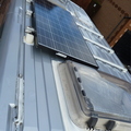 Roof mounted 130W solar panel