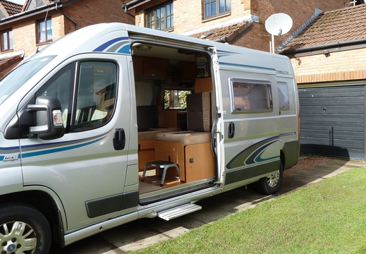 Sliding door for great views from the van
