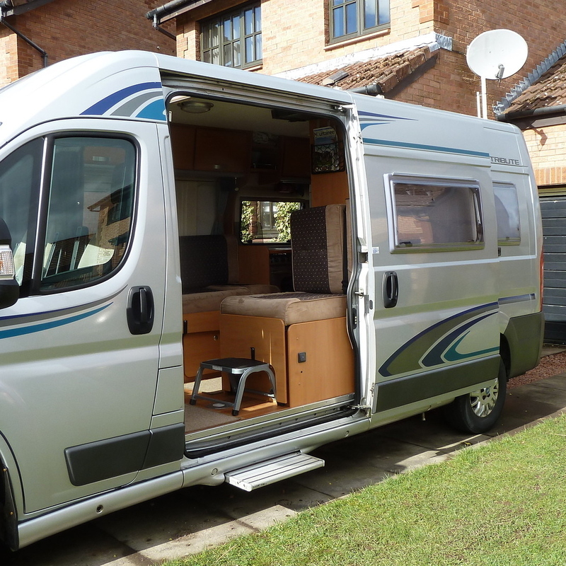 Sliding door for great views from the van