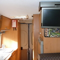 Drop down 15" TV/DVD unit