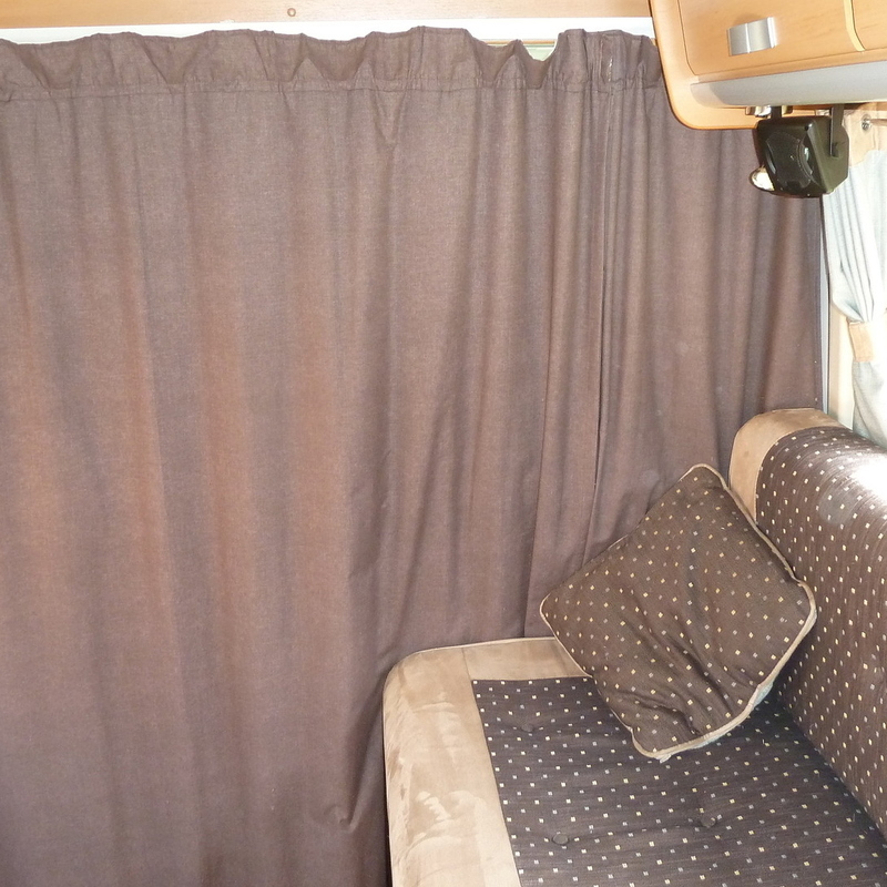 Speakers in the back (cab radio runs off leisure batteries)