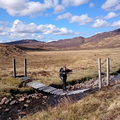 Dropped bags at bothy, continued onwards