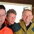 Nigel, Andy, Colin - god knows why I am squinting!