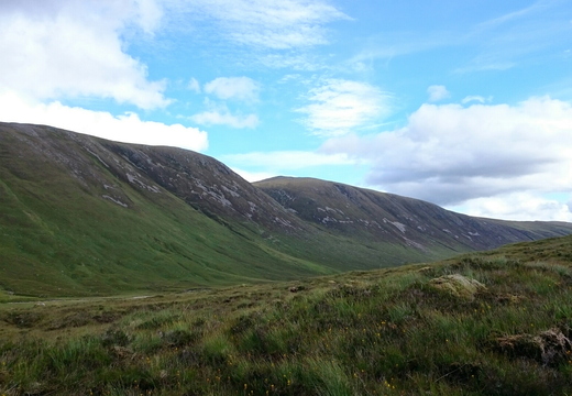 View down the gleann fhiodhaig