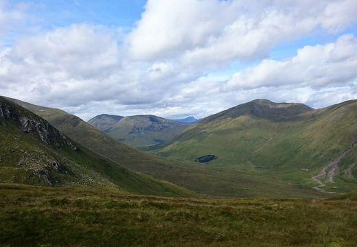 Bulk of Beinn Liath Mhor in distance