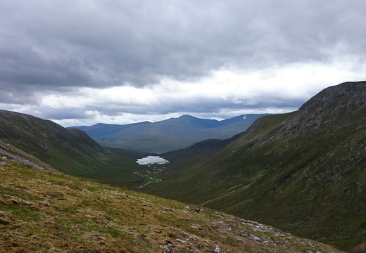 View to Loch Mhuilich, Loch Monar beyond