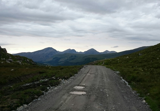 Achnashellach hills on the way out