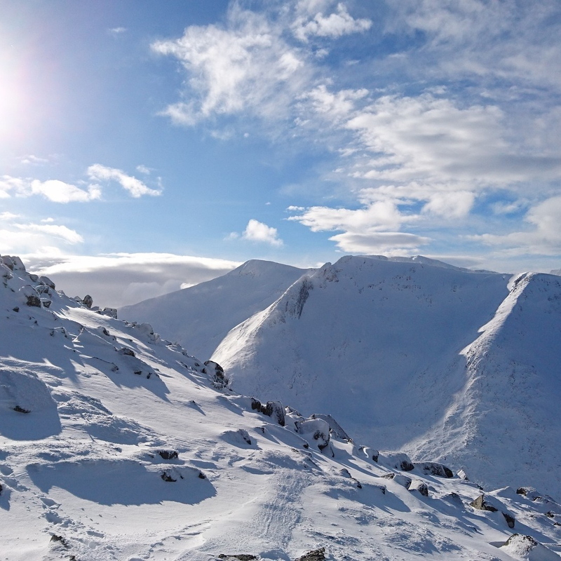 Up the glen towards CMD