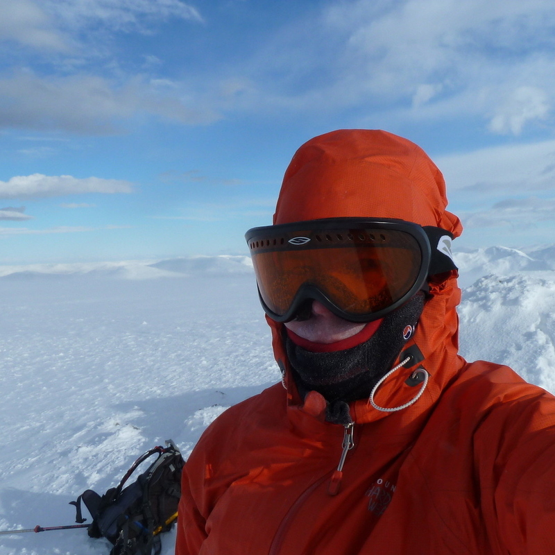 Aonach Mor howling + spindrift