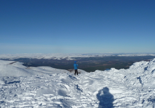 Looking towards monadhliath mountains