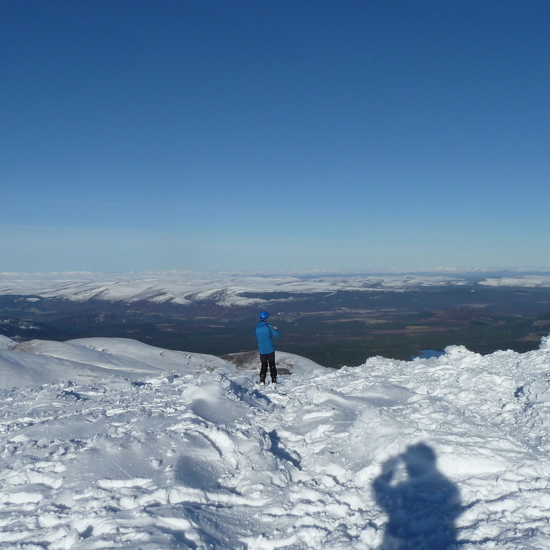 Looking towards monadhliath mountains