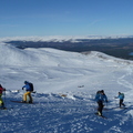 Skinning up the RHS Coire Cas