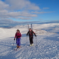 Skier with Hiker!